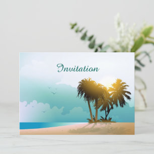 Sandy Beach Invitation