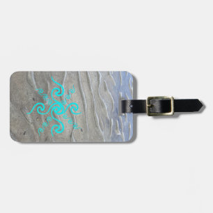 Sandy Beach Luggage Tag