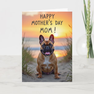 Sandy Beach Mothers Day Card