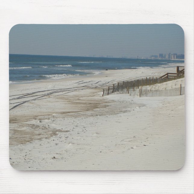Sandy Beach Mouse Mat (Front)