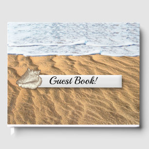 Sandy Beach Personalised Guest Book