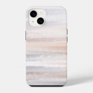 Sandy Beach Summer Tan Abstract Watercolor iPhone 14 Case
