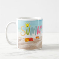 Sandy Beach Summertime Vibes Mug!