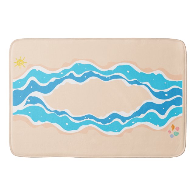 SANDY Beach Towel Bath Mat (Front)