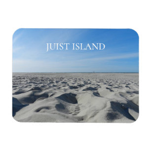 Sandy Beach, Watts, Juist Island, East Frisia Magnet