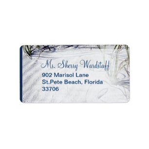 Sandy Beach Wedding 2 Label
