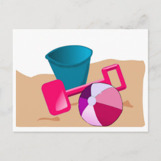 Sandy Beaches - Pinks Postcard