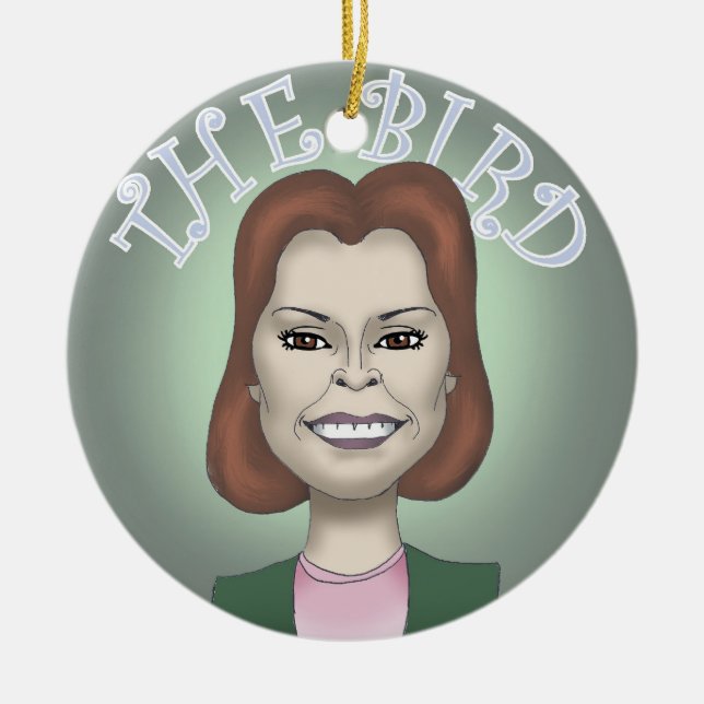 Sandy Ceramic Tree Decoration (Front)