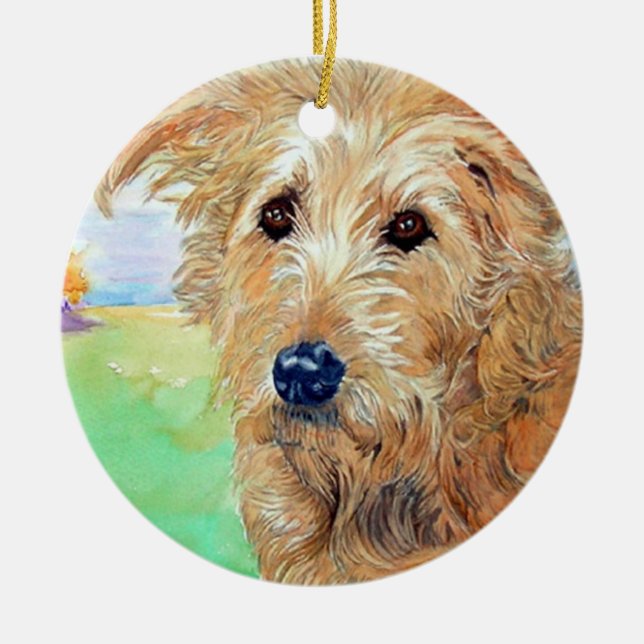 Sandy Ceramic Tree Decoration (Front)