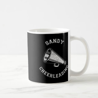 Sandy Cheer Distressed Retro 90's Cheerleader  Coffee Mug