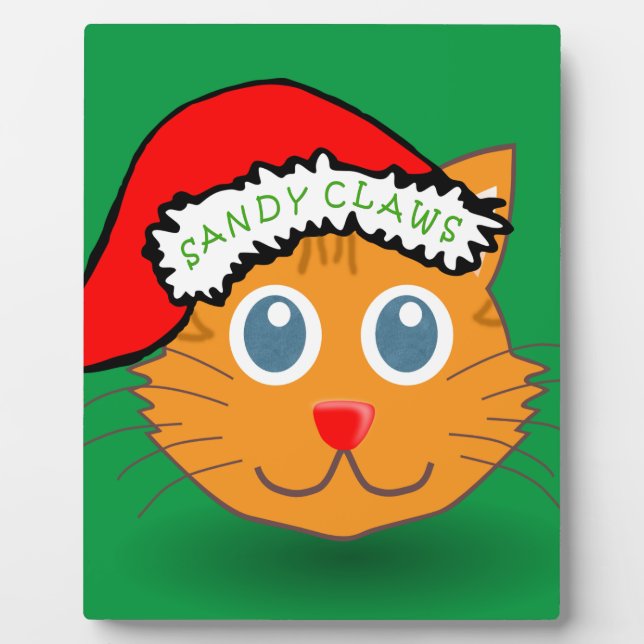 Sandy Claws Plaque (Front)