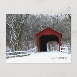 Sandy Creek Covered Bridge Post Card