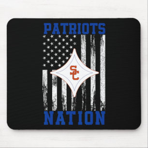 Sandy Creek Patriots Logo Nation Hs Mouse Mat