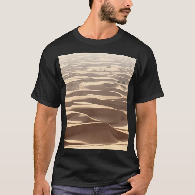 Sandy Desert Road Dunes T-Shirt (Front)