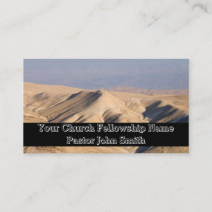 Sandy Desert Sky Church Business Cards