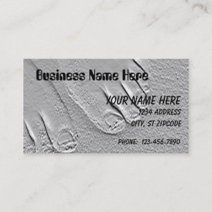 sandy feet business card