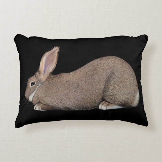  Sandy Flemish Giant  Decorative Cushion (Front)