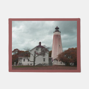 Sandy Hook Lighthouse Doormat