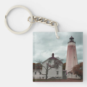 Sandy Hook Lighthouse Key Ring
