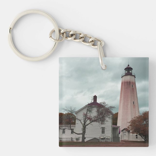 Sandy Hook Lighthouse Key Ring (Front)