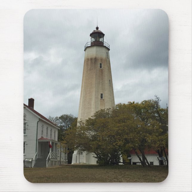 Sandy Hook Lighthouse Mouse Mat (Front)