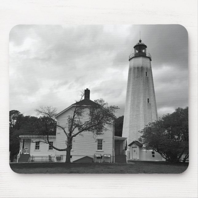 Sandy Hook Lighthouse Mouse Mat (Front)