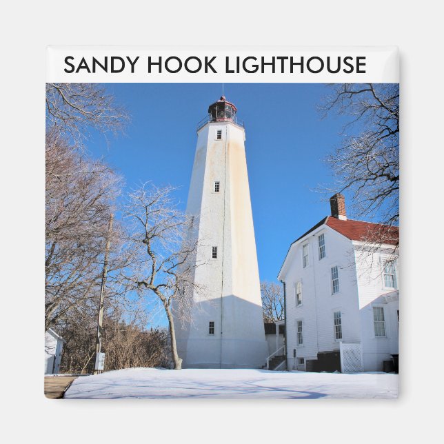 Sandy Hook Lighthouse, New Jersey Magnet (Front)