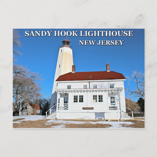 Sandy Hook Lighthouse, New Jersey Postcard (Front)