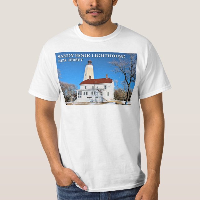 Sandy Hook Lighthouse, New Jersey T-Shirt (Front)