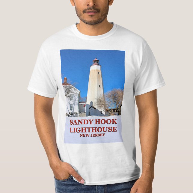 Sandy Hook Lighthouse, New Jersey T-Shirt (Front)