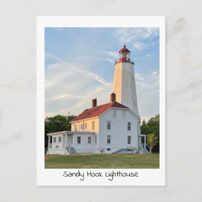 Sandy Hook Lighthouse Postcard (Front)