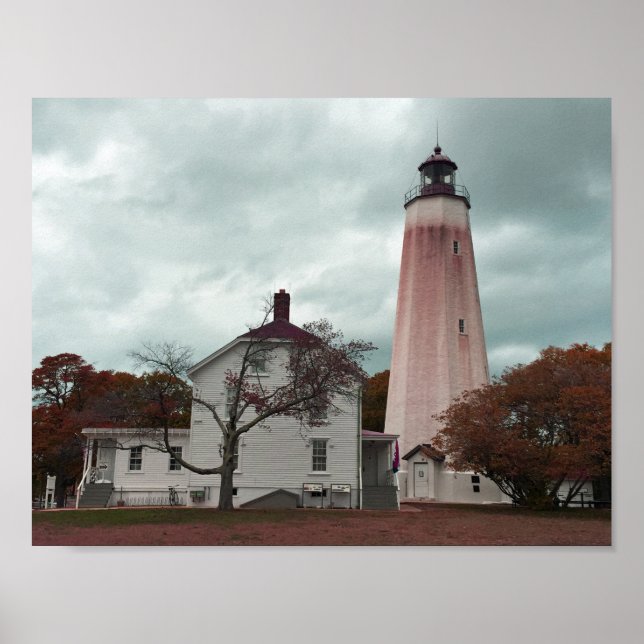 Sandy Hook Lighthouse Poster (Front)