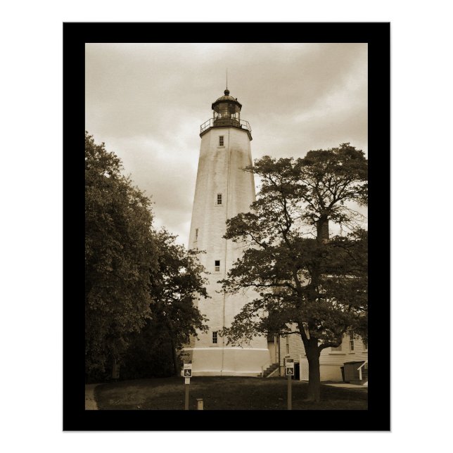 Sandy Hook Lighthouse Poster (Front)
