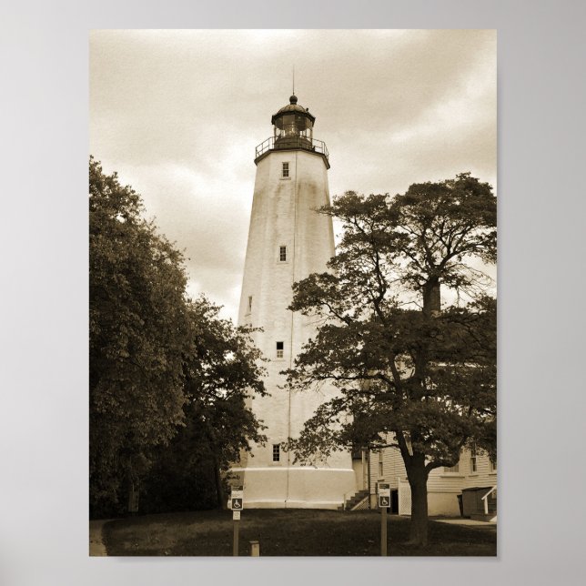 Sandy Hook Lighthouse Poster (Front)