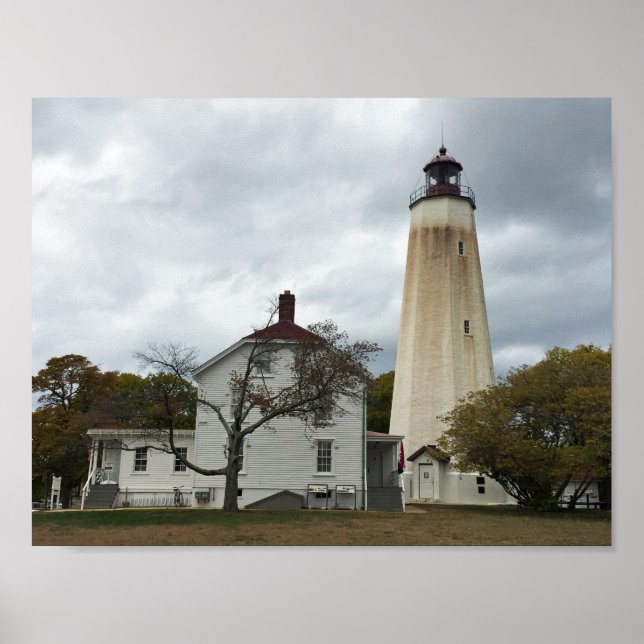 Sandy Hook Lighthouse Poster (Front)