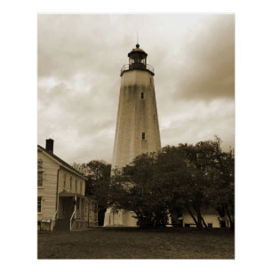 Sandy Hook Lighthouse Poster