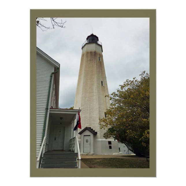 Sandy Hook Lighthouse Poster (Front)