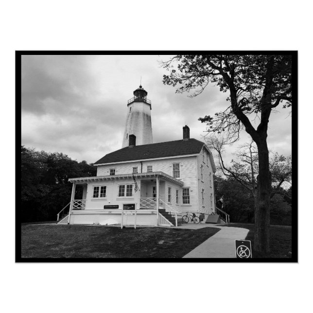 Sandy Hook Lighthouse Poster (Front)