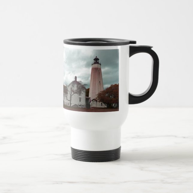 Sandy Hook Lighthouse Travel Mug (Right)