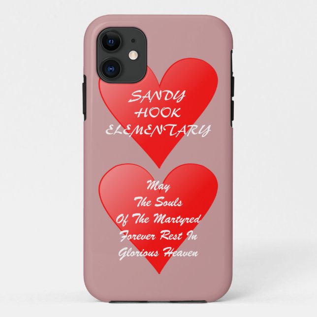 SANDY HOOK MAY THE SOULS OF THE MARTYRED... Case-Mate iPhone CASE (Back)