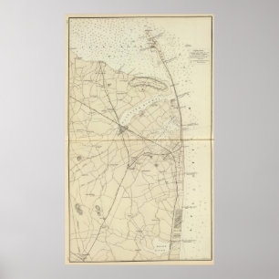 Sandy Hook to Shark River Coast Chart Map