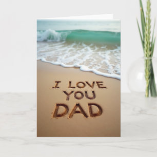 Sandy I Love You Dad Card