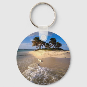Sandy Island, Anguilla, Caribbean Key Ring