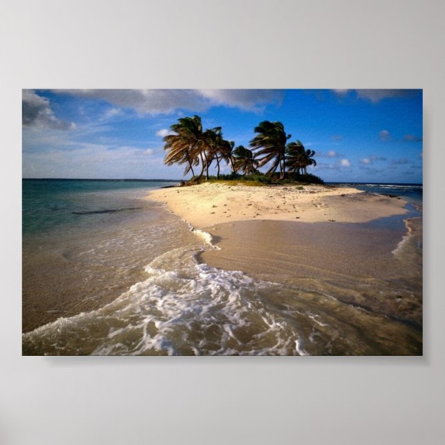 Sandy Island, Anguilla, Caribbean Poster (Front)