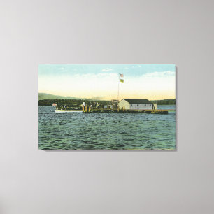 Sandy Island, Boston YMCA Camp Landing View Canvas Print