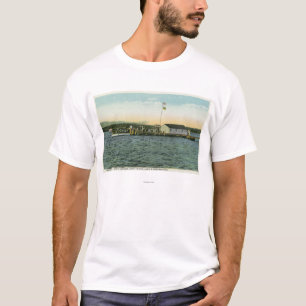 Sandy Island, Boston YMCA Camp Landing View T-Shirt