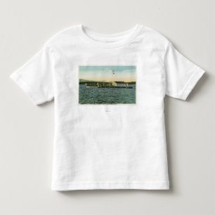 Sandy Island, Boston YMCA Camp Landing View Toddler T-Shirt