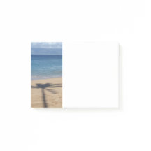 Sandy Palm Tree Shadow on Hawaiian Beach