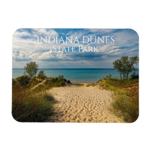 Sandy Path to Lake Michigan Beach, Indiana Dunes Magnet