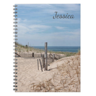 Sandy path to the beach at Race Point Notebook